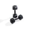 Hexagonal dumbbell 32,5kg Black – Bild 4