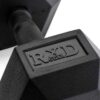 Hexagonal dumbbell 50kg Black – Bild 6